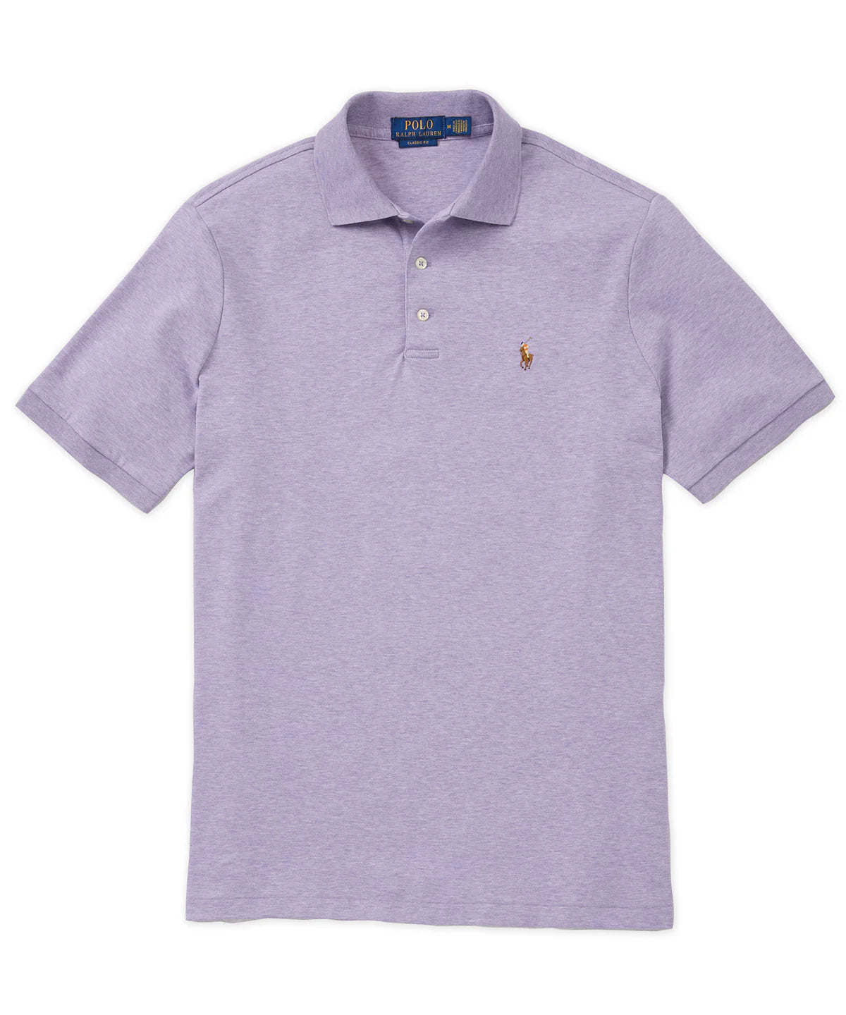 POLO RALPH LAUREN SHORT SLEEVE CLASSIC FIT SOFT TOUCH PIMA COTTON POLO SHIRT