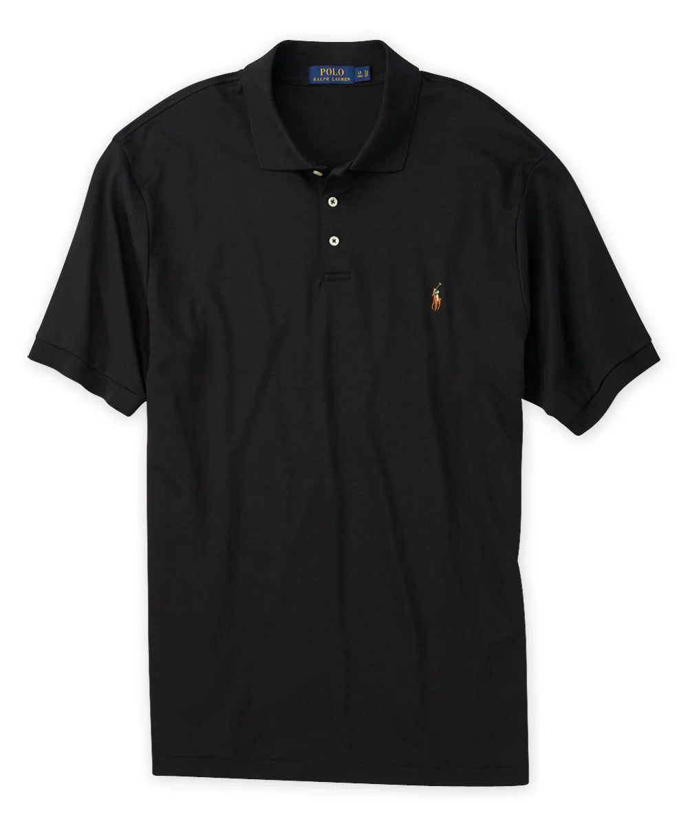 POLO RALPH LAUREN SHORT SLEEVE CLASSIC FIT SOFT TOUCH PIMA COTTON POLO SHIRT