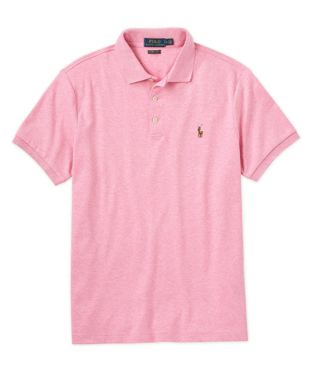 POLO RALPH LAUREN SHORT SLEEVE CLASSIC FIT SOFT TOUCH PIMA COTTON POLO SHIRT
