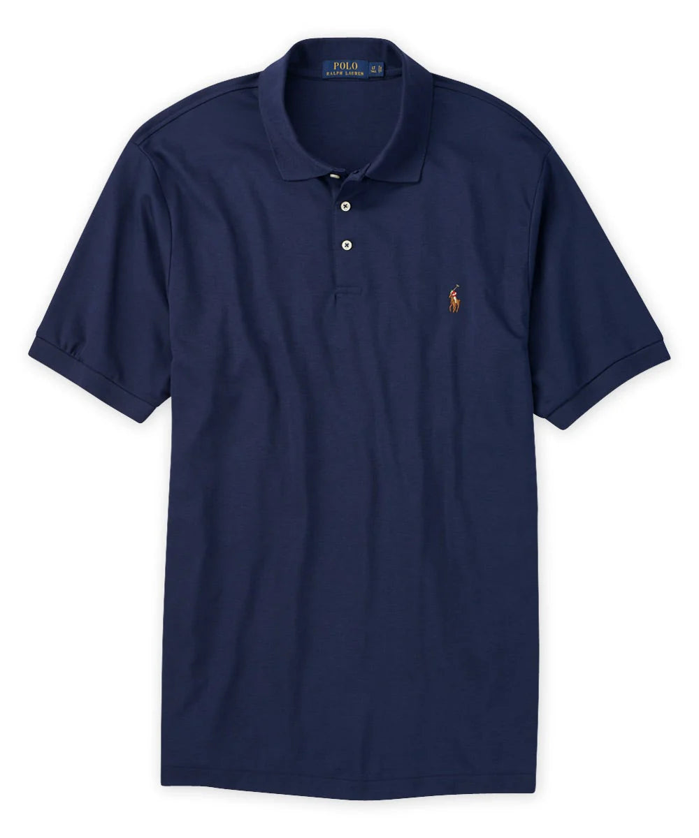 POLO RALPH LAUREN SHORT SLEEVE CLASSIC FIT SOFT TOUCH PIMA COTTON POLO SHIRT