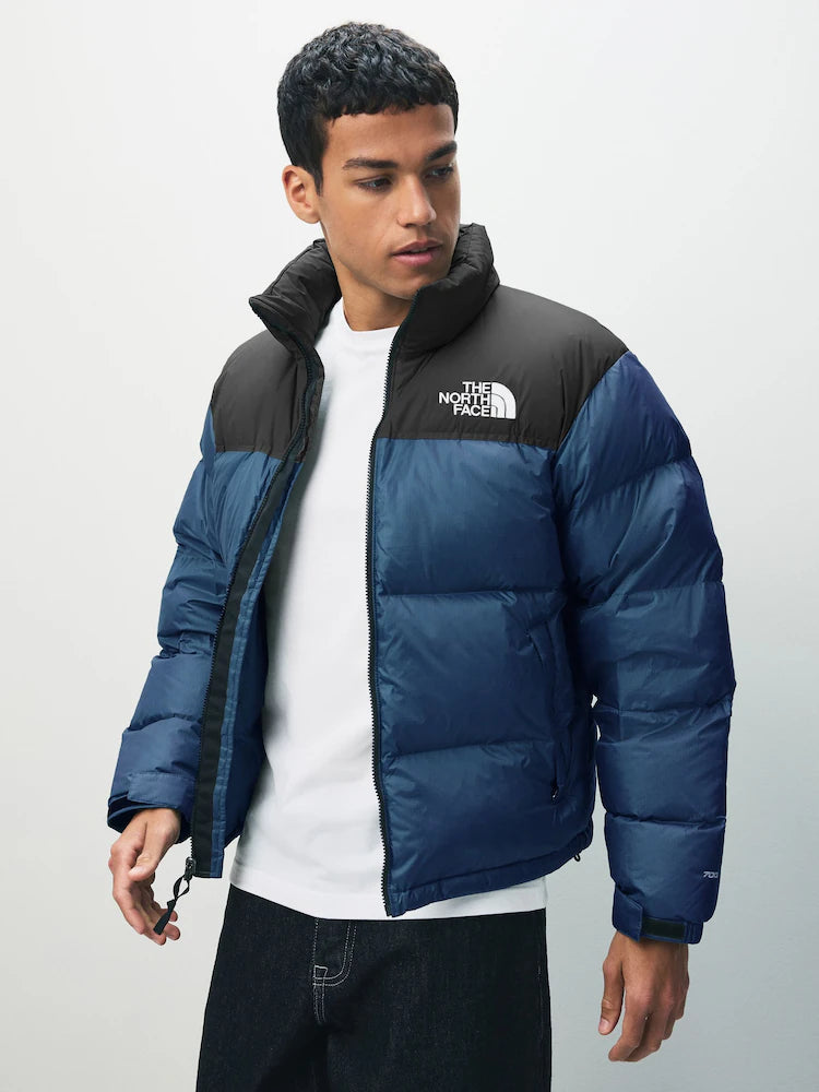 The North Face Blue 1996 Retro Nuptse Puffer Coat